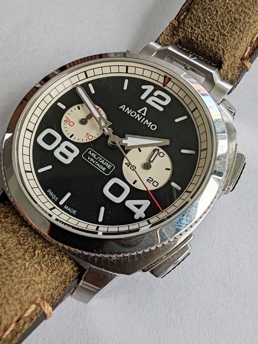 Ceas Anonimo Militare Vintage Automatic Chronograph 44 mm