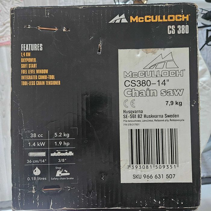 Drujba Mcculloch Husqvarna noua