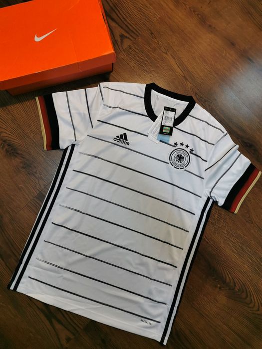 Tricou Germania Adidas bărbați M – alb, fotbal, suporter