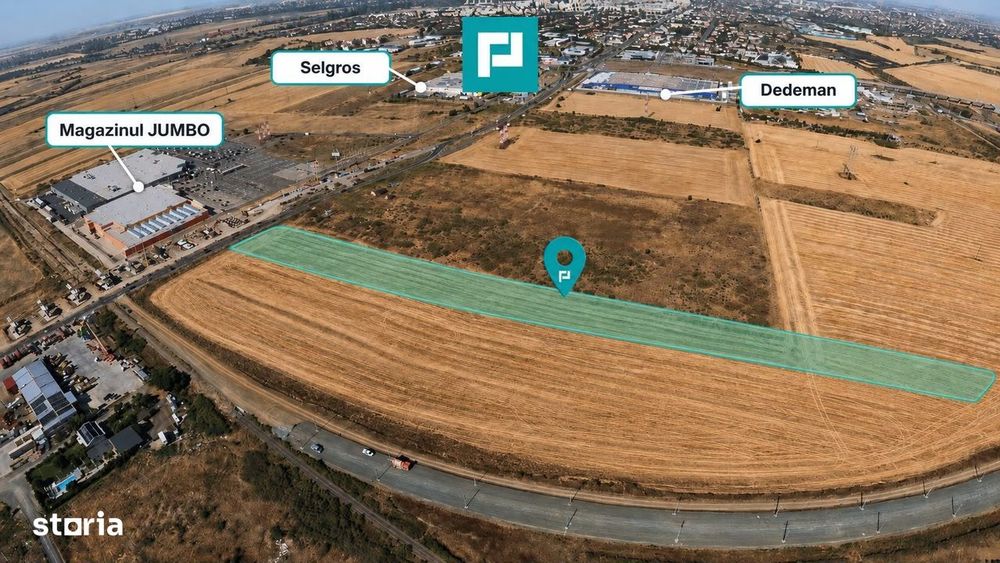 Teren de 6100 mp,vis-a-vis de Jumbo,Micalaca