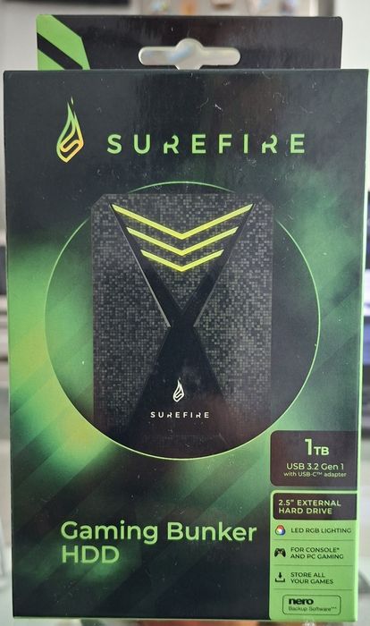 Хард диск HDD Gaming Bunker 1TB -чисто нов