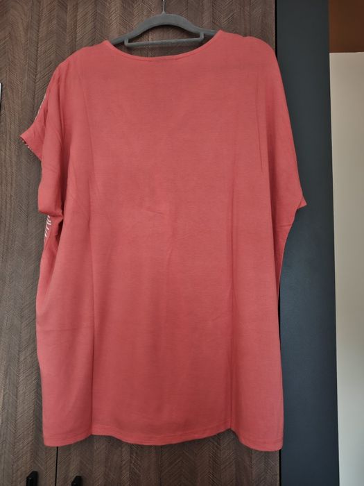 Коралова блуза с къс ръкав EUR 44
