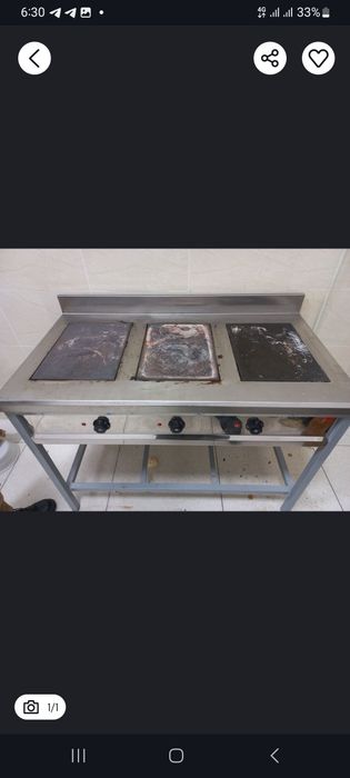 Электрическая плита из нержавейки380