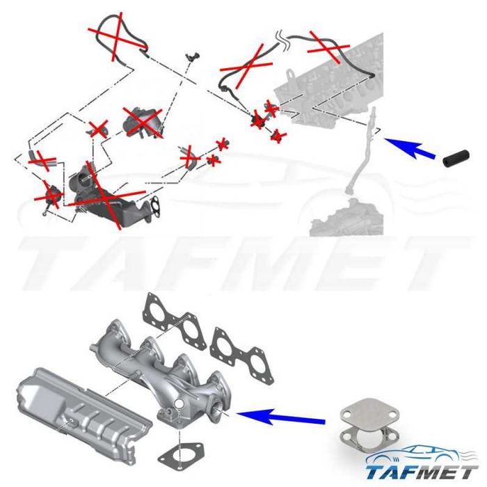EGR Delete ЕГР заместител и охладител BMW N47 N47S Edel_7+zkol2