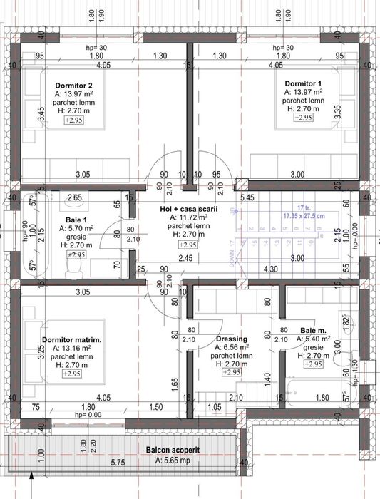 Casa P+E noua,  Sanmartin, str Imp Traian