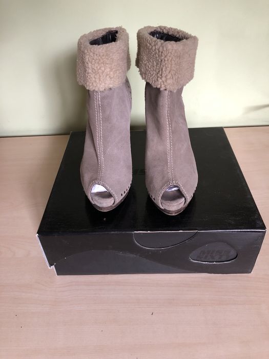 Боти Miss Sixty велур с отворен пръст