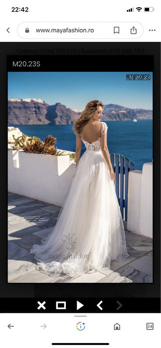 Rochie de mireasă Maya Fashion Colecția 2023