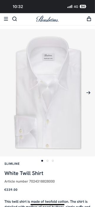 Camasa eleganta,busines.Stenstroms,38