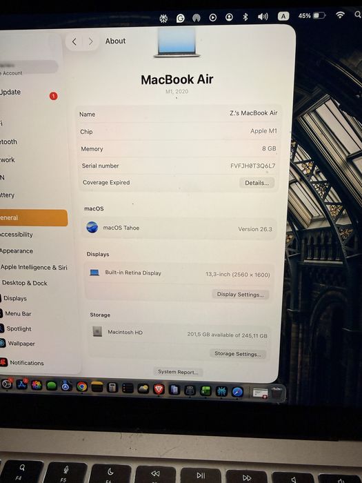 Apple Macbook M1 AIR