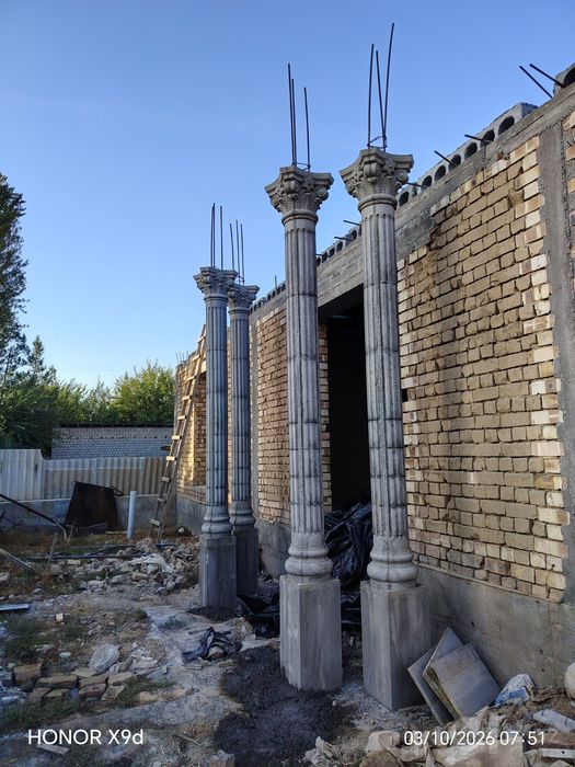 Rim ustunlari quyamiz