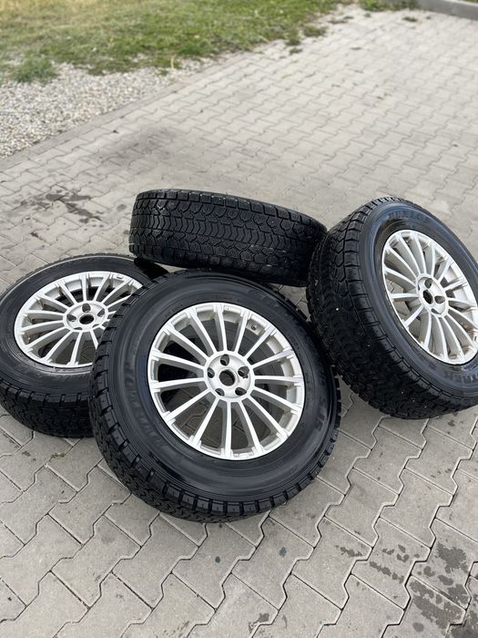 Set 4 jante OZ Italia + anvelope de iarnă Dunlop Grandtrek SJ5 265/60 R18