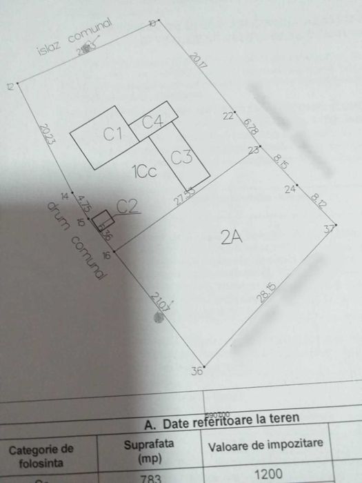 Teren 1300 mp Sfantu Ilie, Sv Scheia