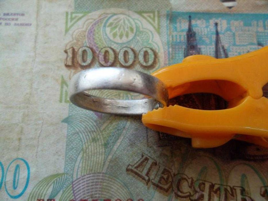 Кольцо обручальное  серебро  царизм