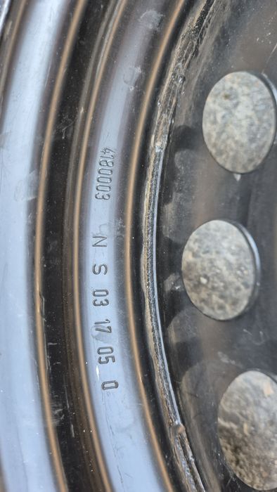 Резервна гума /ПАТЕРИЦА/ Ауди 5/100 Audi A1,A3, TT,VW Golf 5x100