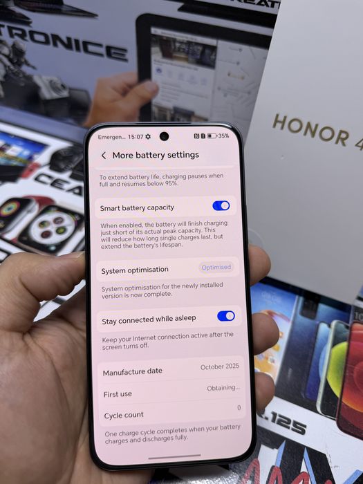 Honor 400 NOU / 100% Baterie 0 cilcuri incarcare / CreativAmanet