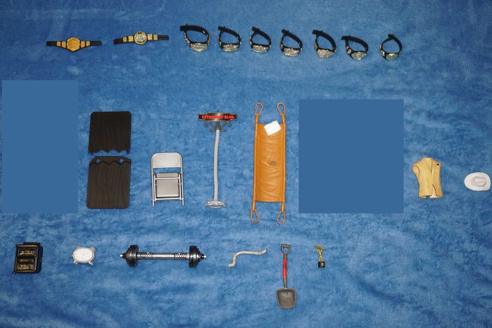 WWE Голям Лот От 25 Кеч Фигури/5бр Кеч Колани/Кеч Рингове/Кеч Сцена