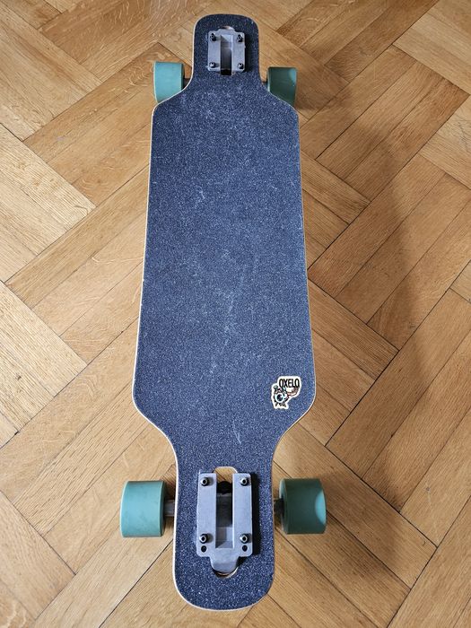 Longboard Oxelo Drop Mini Core Blue Skateboard copii