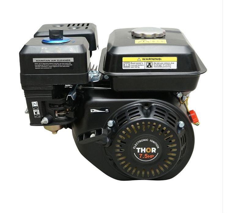 Motor pe benzina cu fulie 7.5CP, 4 timpi, ax cu pana 20mm, 212cc pornire sfoara THOR (40TH207)