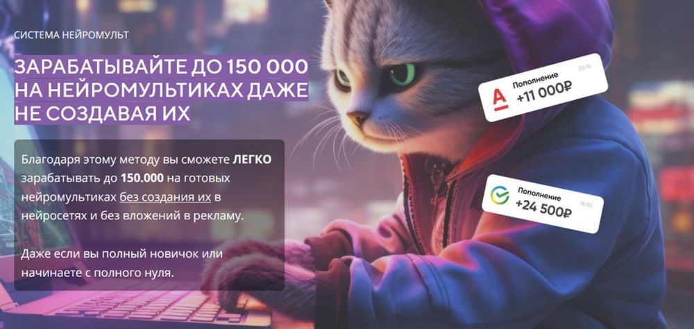 Нейросети для себя и дохода