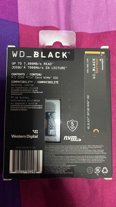 WD_BLACK 4TB SN7100 NVMe Internal Gaming SSD Solid State Drive