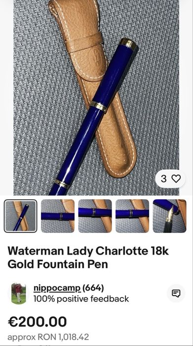 Stilou Waterman 200 Lady Patricia France