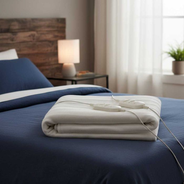 Електрическо двойно одеяло Rosberg RS8510AD – 160×140 см, 2×60W