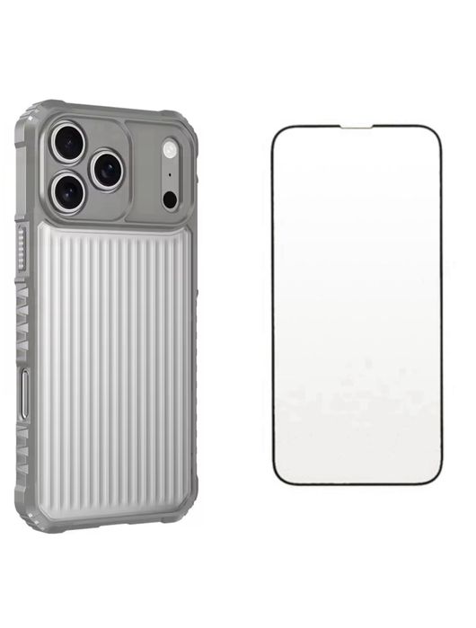 Husa Anti Soc Armour si Folie Sticla Curbata 6D 11D PRIVACY Iphone 17 17 PRO 17 PRO MAX
