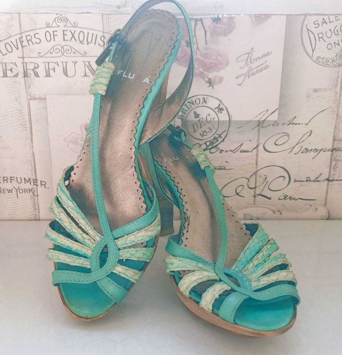 Производство 100% Испания. Натуральная кожа. Босоножки.