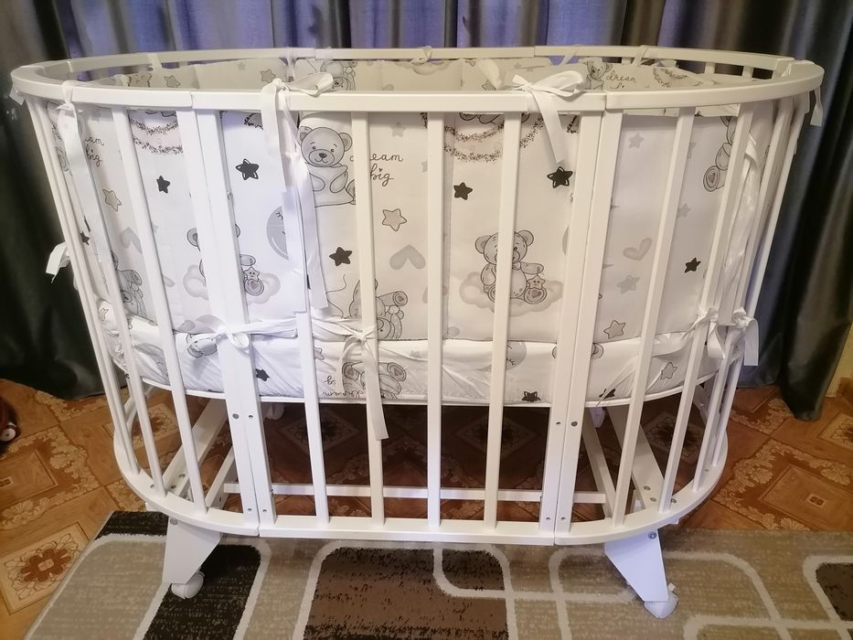 Детская кроватка-трансформер+подарок