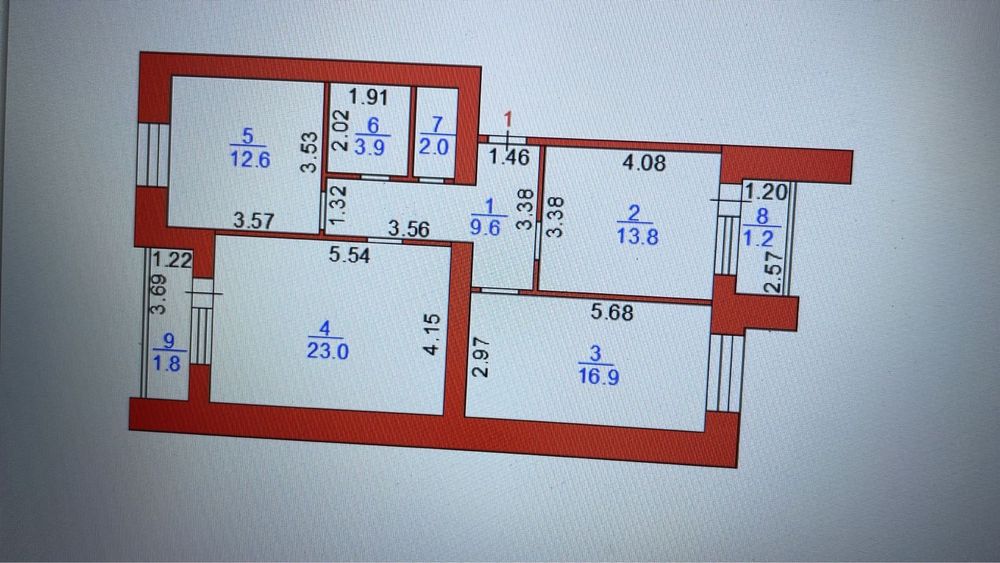 3 комнатная квартира Караганда