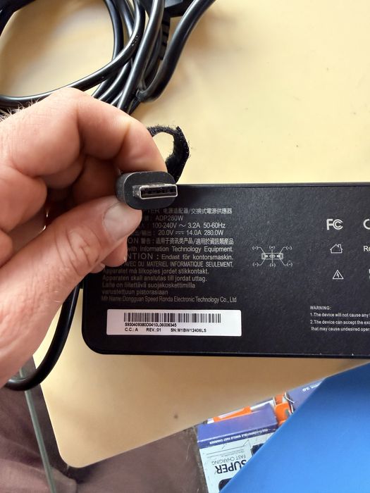 Alimentator MSI GP66 280w
