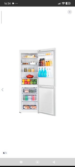 Холодильник Самсунг RB33A32N0WW/WT