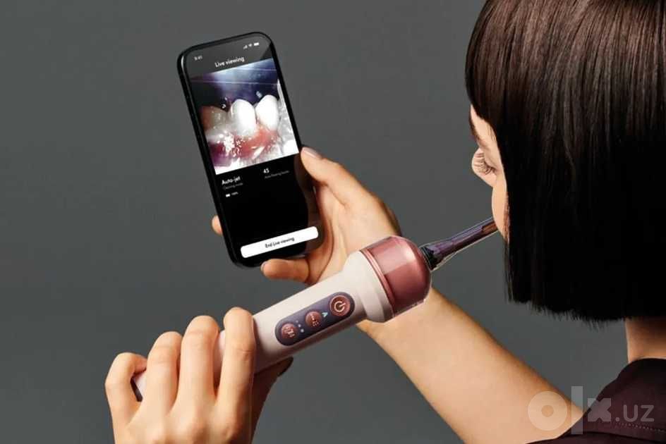 Электрическая зубная щетка Dyson CameraJet со встроенным ирригатором