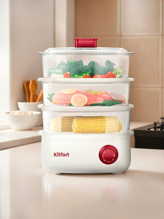 Пароварка Kitfort КТ-6830