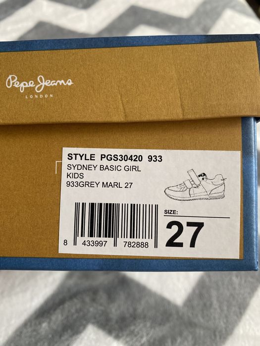 Детски сникърси Pepe Jeans Sydney Basic Girl