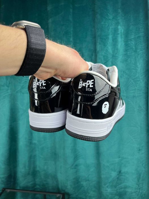 Adidasi bapesta alb-negru marimea 44