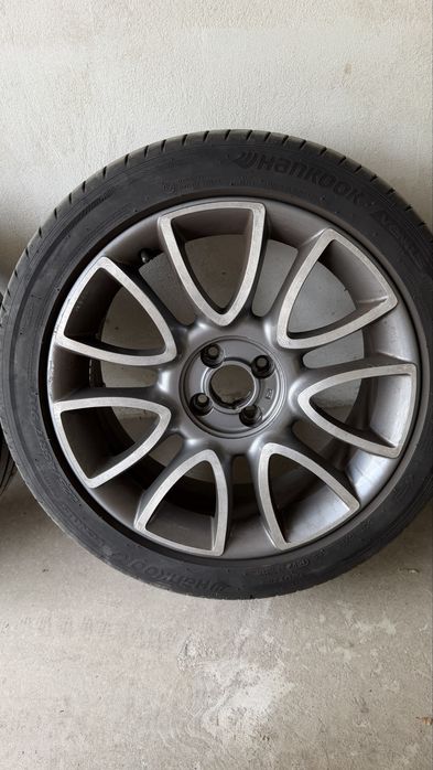 Оригинални джанти от Lancia Delta 3 с гуми Hankook