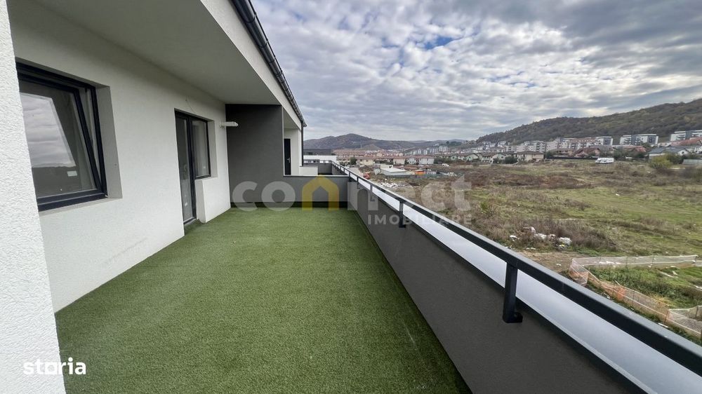 Apartament 3 camere, finisat | SU 60 mp | Terasa 24 mp | Boxa | Flores