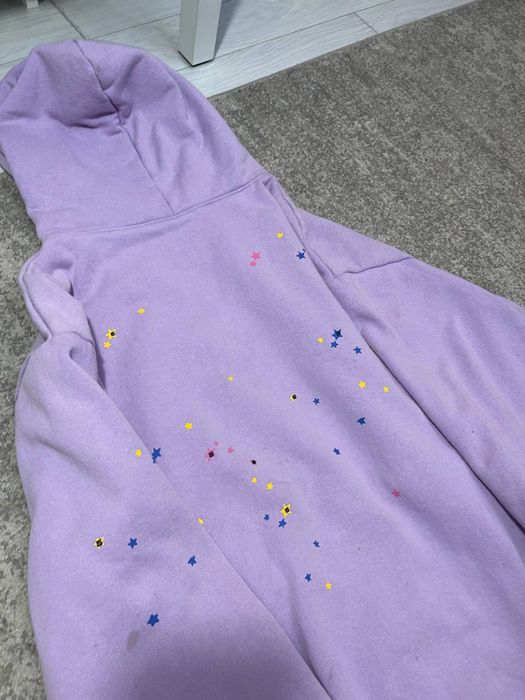 sp5der hoodie purple