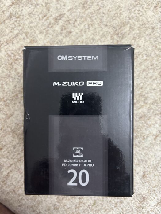 Obiectiv nou OM SYSTEM 20mm M Zuiko Pro
