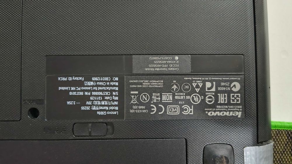 Стар Лаптоп Леново lenovo g50 !!БЕЗ ХАРД ДИСКА!! ПРОБЛЕМ С ПАНТИТЕ