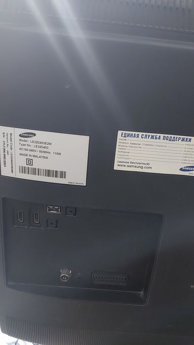 Продаётся.телевизор "SAMSUNG"диагональ 32 в отличном рабочем состоянии