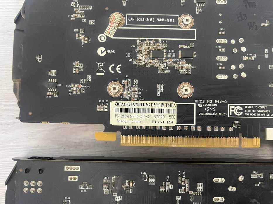 Видеокарты Zotac GeForce GTX 750 Ti 2gb DDR5