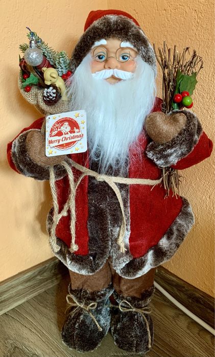 Ръчноизработен коледен сувенир свещник