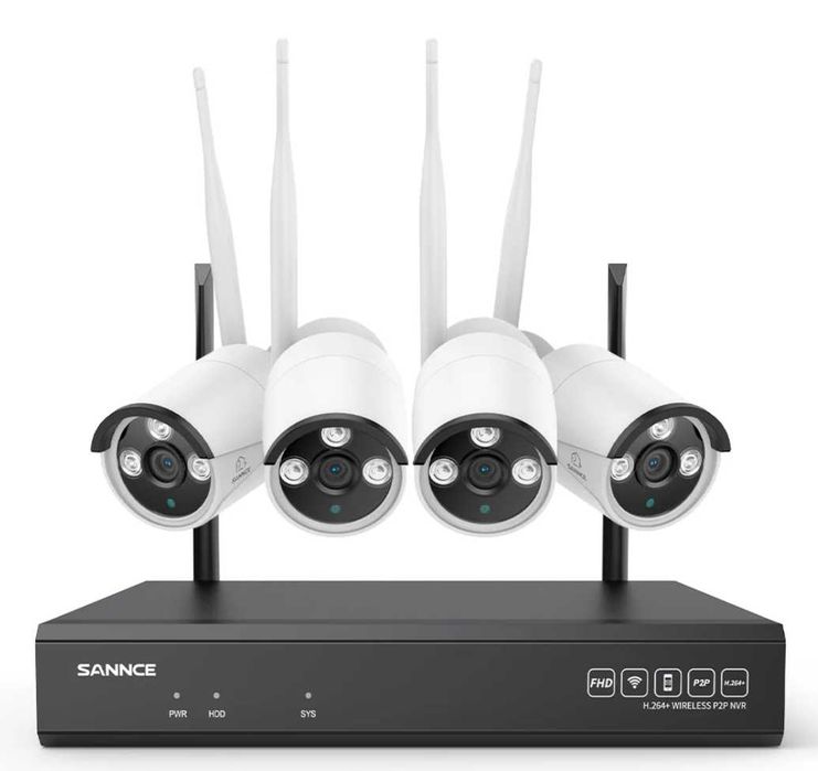 Охранителни камери за външен и вътрешен монтаж 3MP и хард диск 1TB NVR