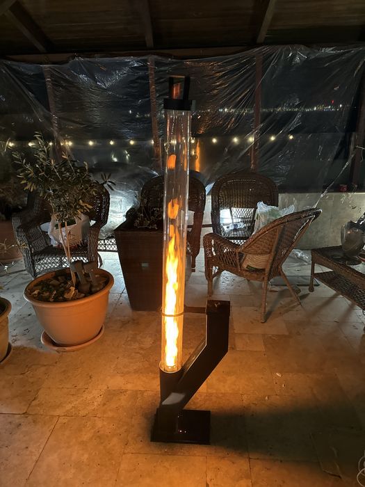 Sobă peleti 180 cm incalzitor terasa balcon premium