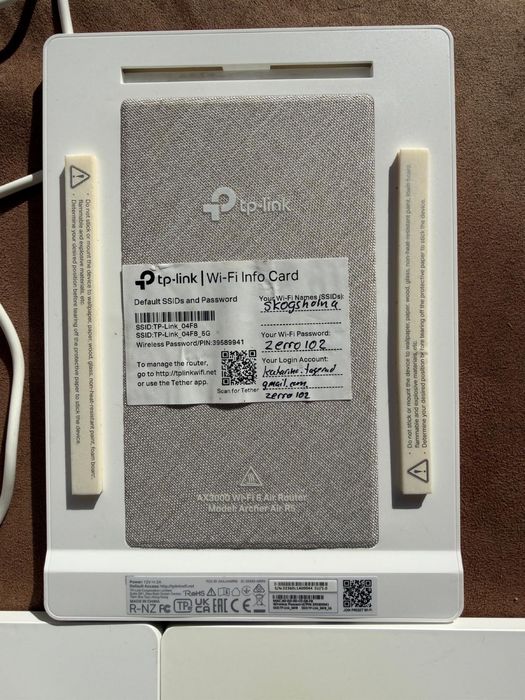 Router Wireless TP-Link Archer Air R5, AX3000, Dual-Band, Wi-Fi 6 3 buc