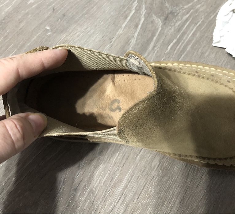 Ghete piele intoarsa unisex 38 ghete barbati femei 38 maro bej