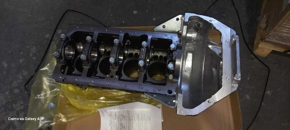 Блок цилиндров УМЗ-274 EVOTECH с чугунным блоком с картером сцепления
