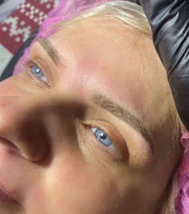 Перманентный макияж теневая растушевка